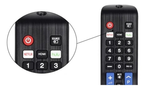 Controle Para Smart Tv Sansung Aa59-00594a Aa59-00581a