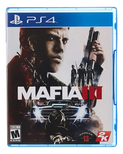 Disco físico original del juego Mafia 3 para PS4 sellado en portugués