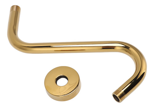 Brazo De Ducha En Forma De S, Extensión De Cabezal Dorado De