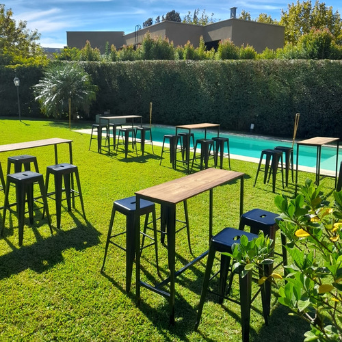 Alquiler Mesas Barras Banquetas Altas Hierro Fiestas Eventos