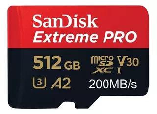 Tarjeta Memoria Sandisk 512gb Micro Sd Extreme Pro