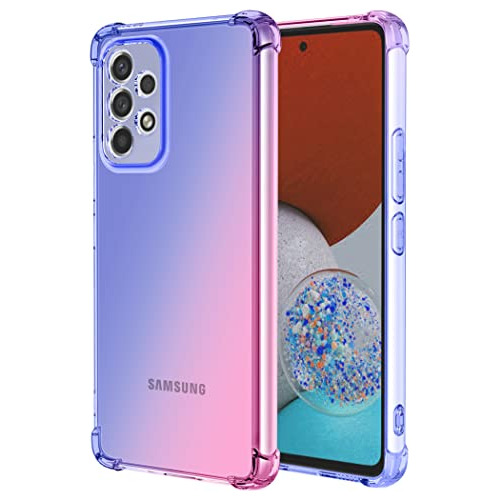 Funda Para Samsung Galaxy A53 5g A53 5g Azul/rosa Tpu Thermo