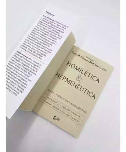 Homiletica E Hermeneutica: Quatro Visões Sobre A Pregação Hoje, De Bryan Chapell., Vol. Único. Editorial Central Gospel, Capa Mole, Edição 1 Em Português, 2024