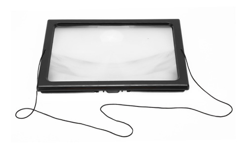 Suministros De Lectura, Lupa, Tamaño A4, Luz Led Y