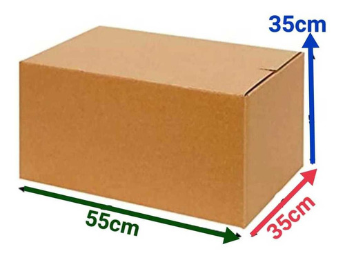 5 Cajas De Cartón Grande Mudanzas Embalaje Trasteos 50x35x35