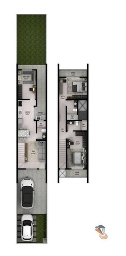 Imagem 12 de 13 de Sobrado Com 3 Dormitórios À Venda, 105 M² Por R$ 437.900,00 - Areias - São José/sc - So0105