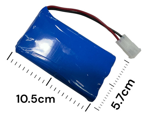 Bateria Recargable 9.6volts 1200mah P/carrito Control Remoto