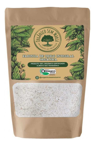 Farinha De Trigo Integral Orgânica 500g - Osm