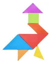 Comprar 64 Tangram Chico Didáctico Juego De Ingenio Motricidad