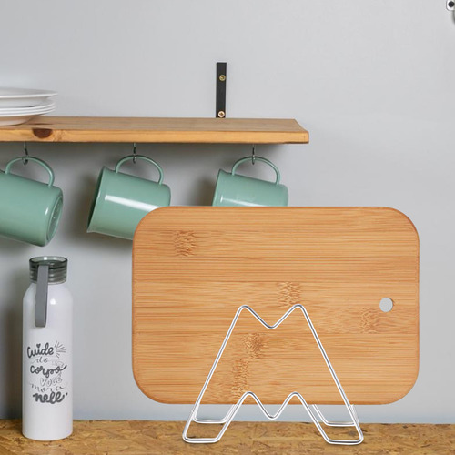 Soporte De Acero Inoxidable Para Tablas De Cortar De Cocina