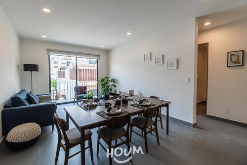 Imagen 2 de 18 de Departamento En Narvarte Oriente, Benito Juárez Con 1 Recámara, 60 M², Id: 39248