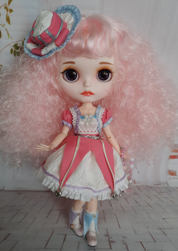 Muñeca Blythe Tbl Nueva 4 Colores Ojos Cristal Videri #001