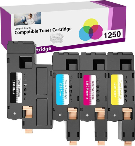 Cartucho De Toner Dell C1760nw Para Dell C1765nf 1355cnw-4un