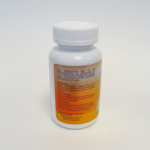 Colágeno Tipo 2 90pz Vitamina E Magnesio Articulaciones