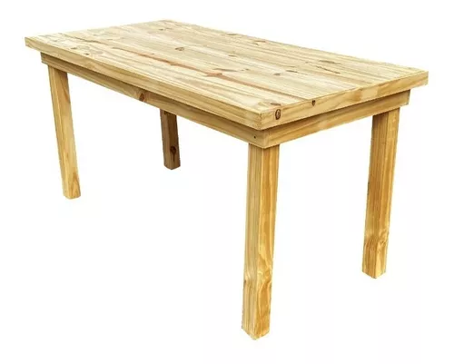 Mesa Plegable Ratona Aluminio Madera 60x50 Balcon Jardin - $ 61.599