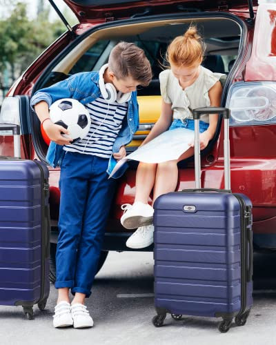 Juego De Equipaje De 3 Piezas Con Carcasa Dura Y Ruedas Gira