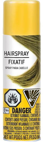Spray Para El Cabello Amscan Hipoalergénico, Amarillo, 90 Ml