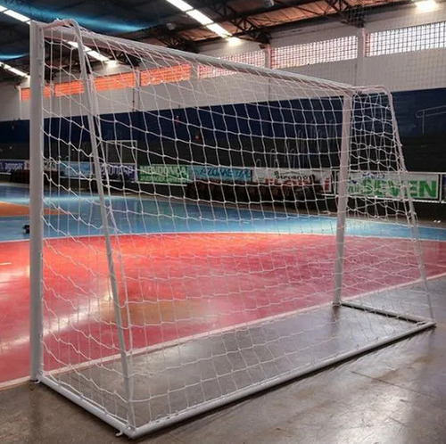 Rede De Futebol De Salão (futsal) - Fio 2 Nylon (par)