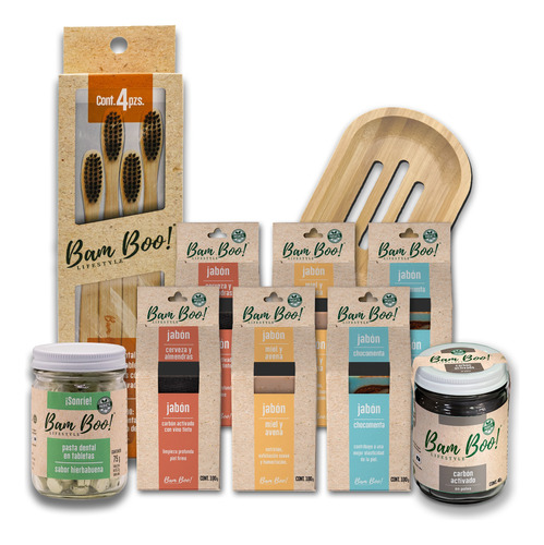 Set Regalo Eco Belleza Natural Jabón Pasta Y Cepillo Dental