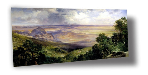 Lienzo Canvas Arte Thomas Moran Valle Cuernavaca 1903 52x100