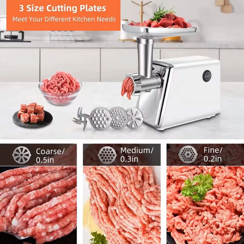 Picadora De Carne Y Cortador De Verduras Electrico