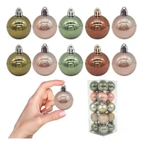 Comprar Set Bolas De Navidad 4cm X20 Unidades Adornos Navideños