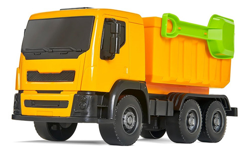 Caminhão Caçamba Basculante Com Acessórios Brinquedo Menino