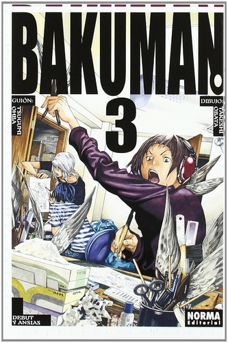 Bakuman No. 3, De Tsugumi Ohba. Serie Bakuman, Vol. 3. Editorial Norma Comics, Tapa Blanda En Español