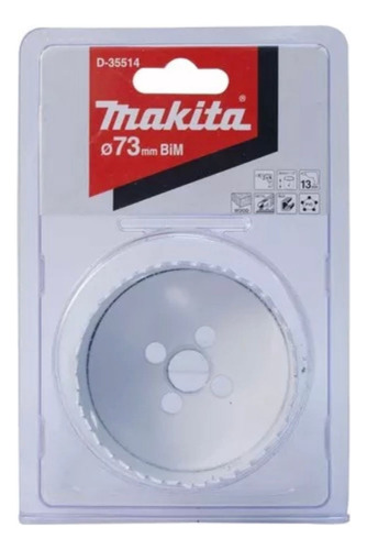 Sierra Copa 102mm Makita D-35570 Madera Bi Metal Mecha Mkb