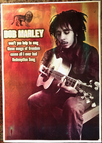 Afiche Bob Marley 100 Cm X 70 Cm