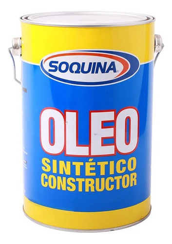 Oleo Sintético Lavable Soquina Galón 3.7lts Colores