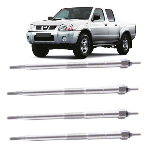 Bujia Incandescente Nissan Terrano 2.5 2008/2015 Pack 4 Unds