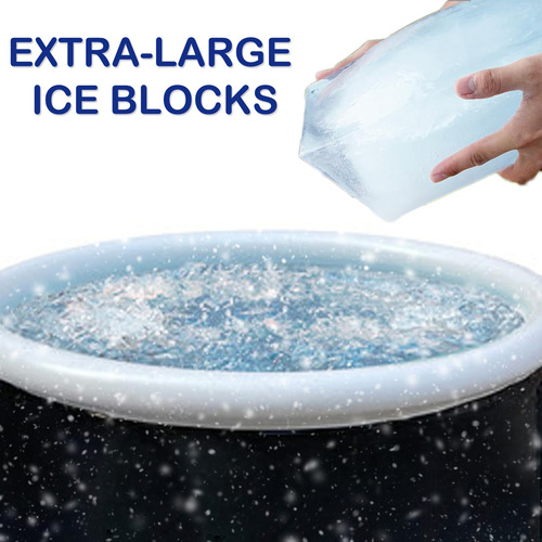 Máquina De Hielo Rectangular H Ice Bucket De Gran Tamaño Par