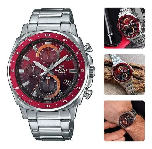 Casio edifice rojo new arrivals
