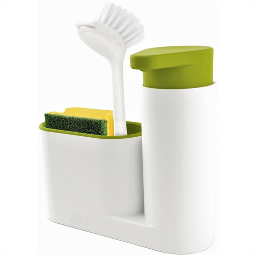 Organizador De Cocina Con Dispenser / Porta Esponja Cepillo