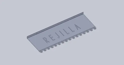 Rejilla Anti Hojas Tapa Para Canaleta Interna 1200x300 Mm