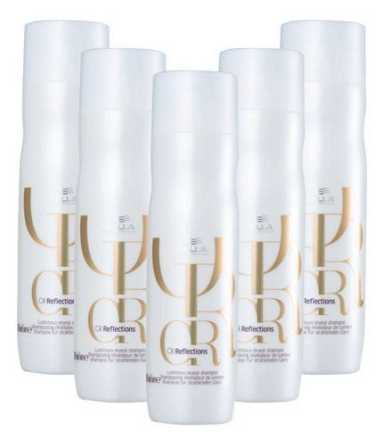 Wella Kit Oil Reflections Hidratação Shampoo 250ml (5 Unid.)