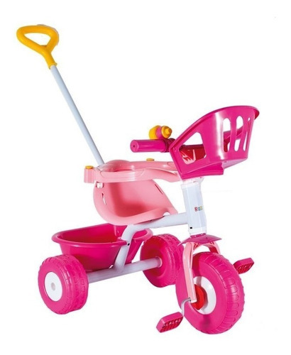 Imagen 3 de 3 de Triciclo Rondi Metal rosa