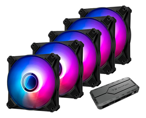 Kit Ventoinhas Aigo Darkflash Infinity 8 5x120mm A-rgb