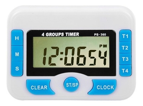 Timer Digital 4 Alarmas Cocina / Laboratorio