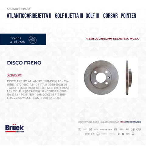 Disco Freno Pointer 2005