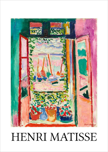 Lamina Fine Art La Ventana Abierta Henri Matisse 70x50 Myc