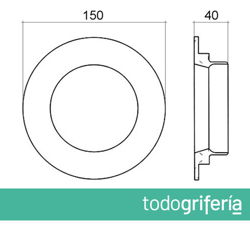 Aro De Goma Para Inodoro Ferrum Goyete Vs454