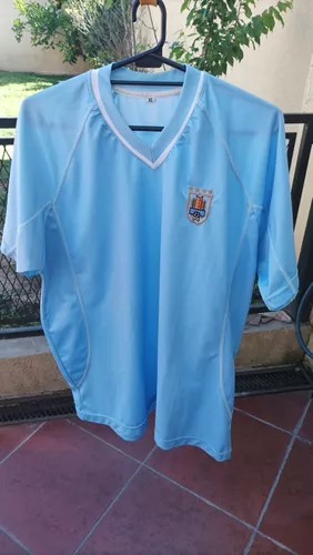 Camiseta de fútbol retro Uruguay Celeste Futbol, Azul / Patchwork, S