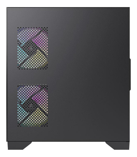 Gabinete Gamer Acegeek Rhythm Mid-tower Lateral/vidro, Preto