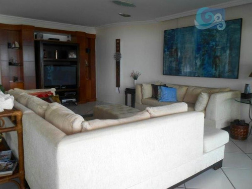 Imagem 6 de 30 de Tortugas Apartamento Venda E Locação No Condomínio Tortugas - Guarujá - Ap3896