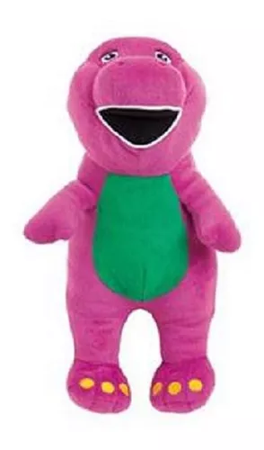 Boneca de Desenho Animado Barney Dinossauro Roxo Brinquedo de Pelúcia