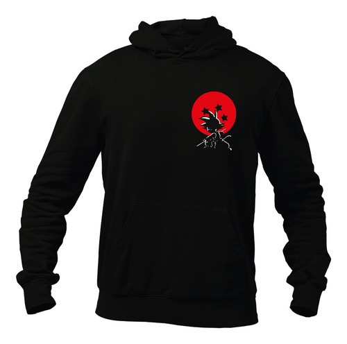 Poleron Con Diseño Goku Dragon Ball Z Ambos Lados Anime Mang