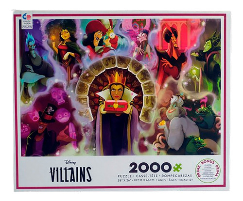Rompecabezas Villanos Disney 2,000 Pzas Ceaco