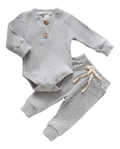 Conjunto Ropa Bebé Pañalero Unisex Recien Nacido Algodon 